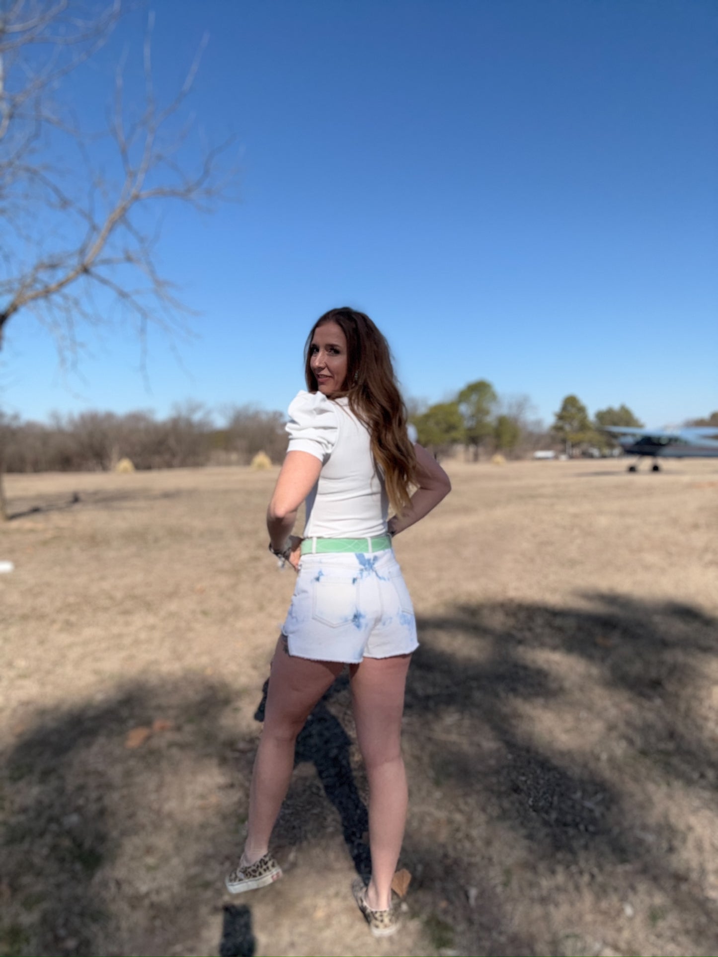 The Victoria White Puff Sleeve Bodysuit Top
