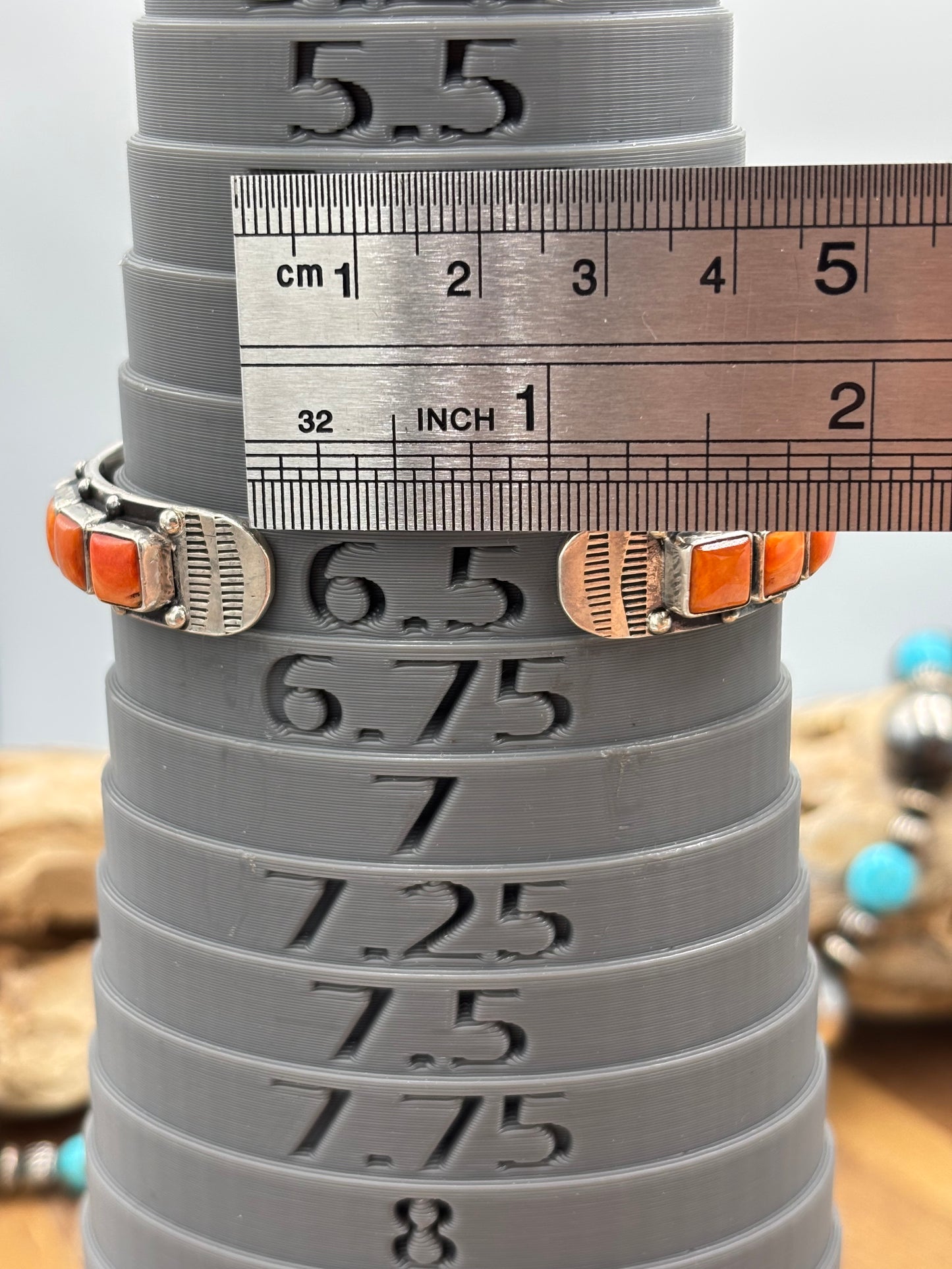 Orange Spiny Cuff #9826-8 by Federico Jimenez