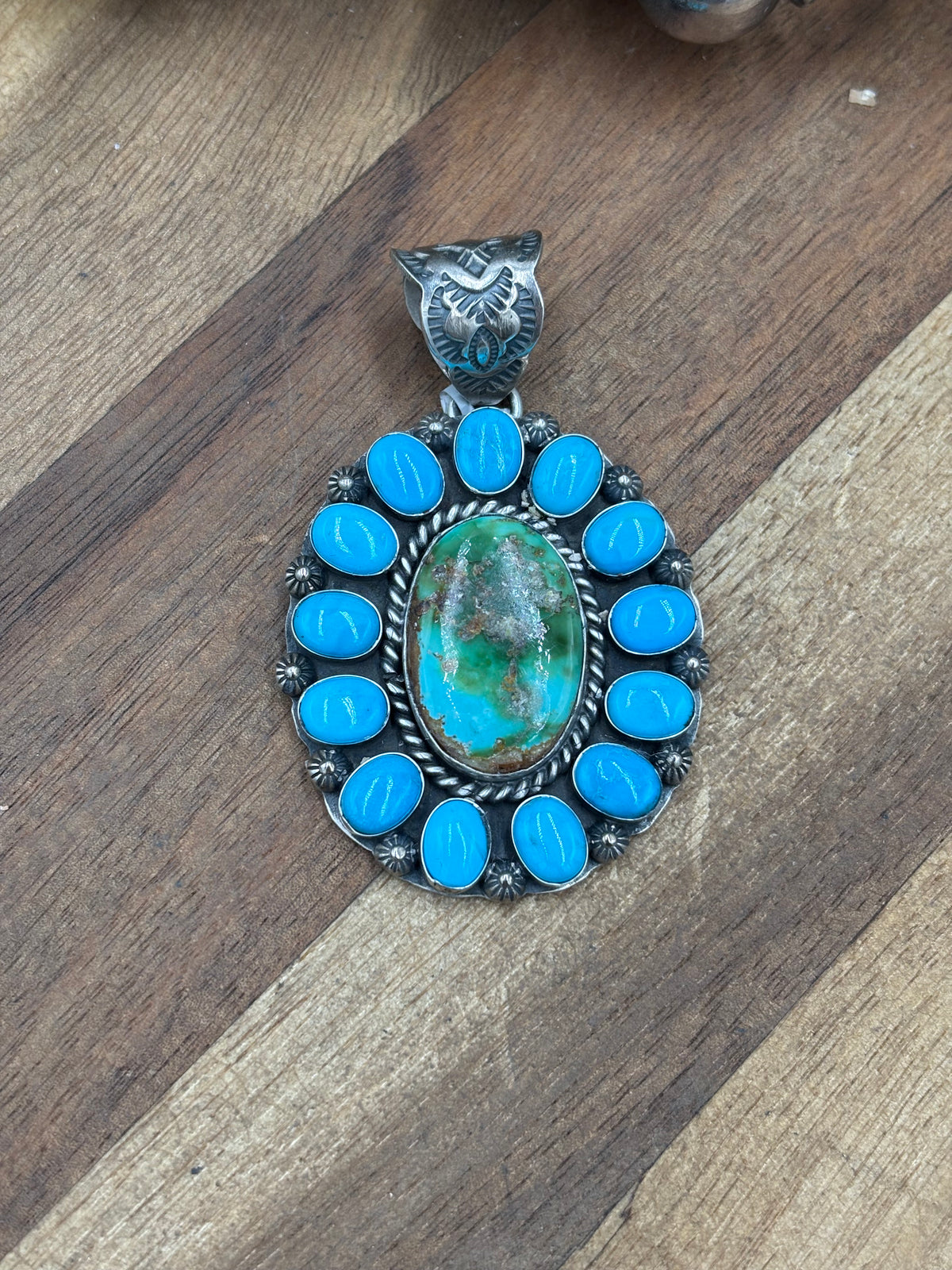 Sleeping Beauty #913-11 & Sonoran Turquoise Pendant