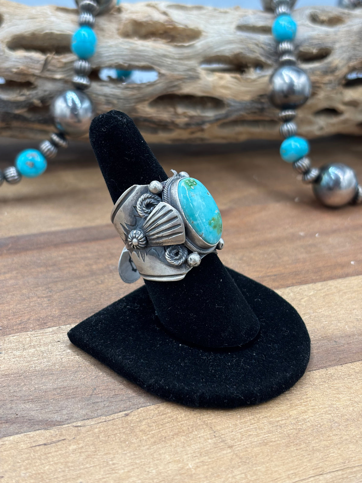 Sonoran Gold #926-3 Ring Size 8 by JJ, Navajo