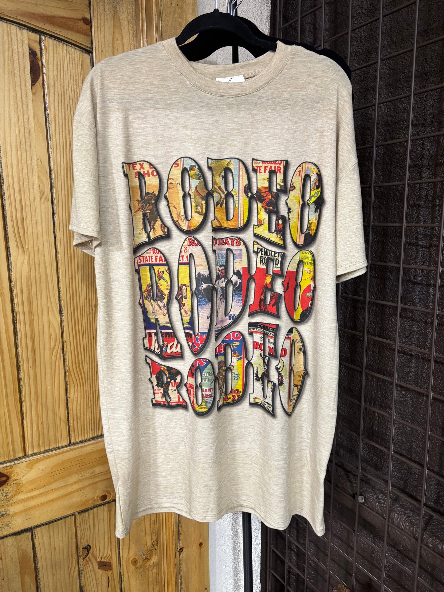 Vintage Rodeo Poster Tee Dress