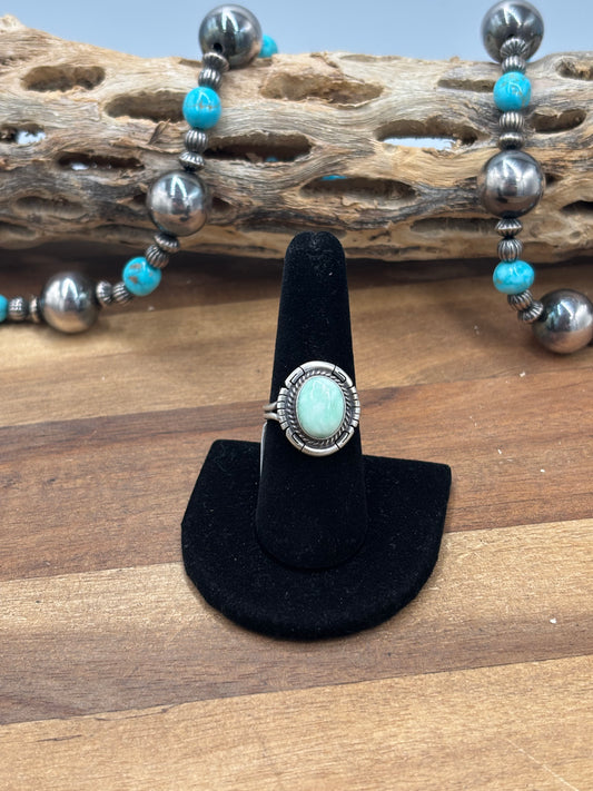 Paloma #930-5 Ring Size 8.25 by Donovan Skeets, Navajo