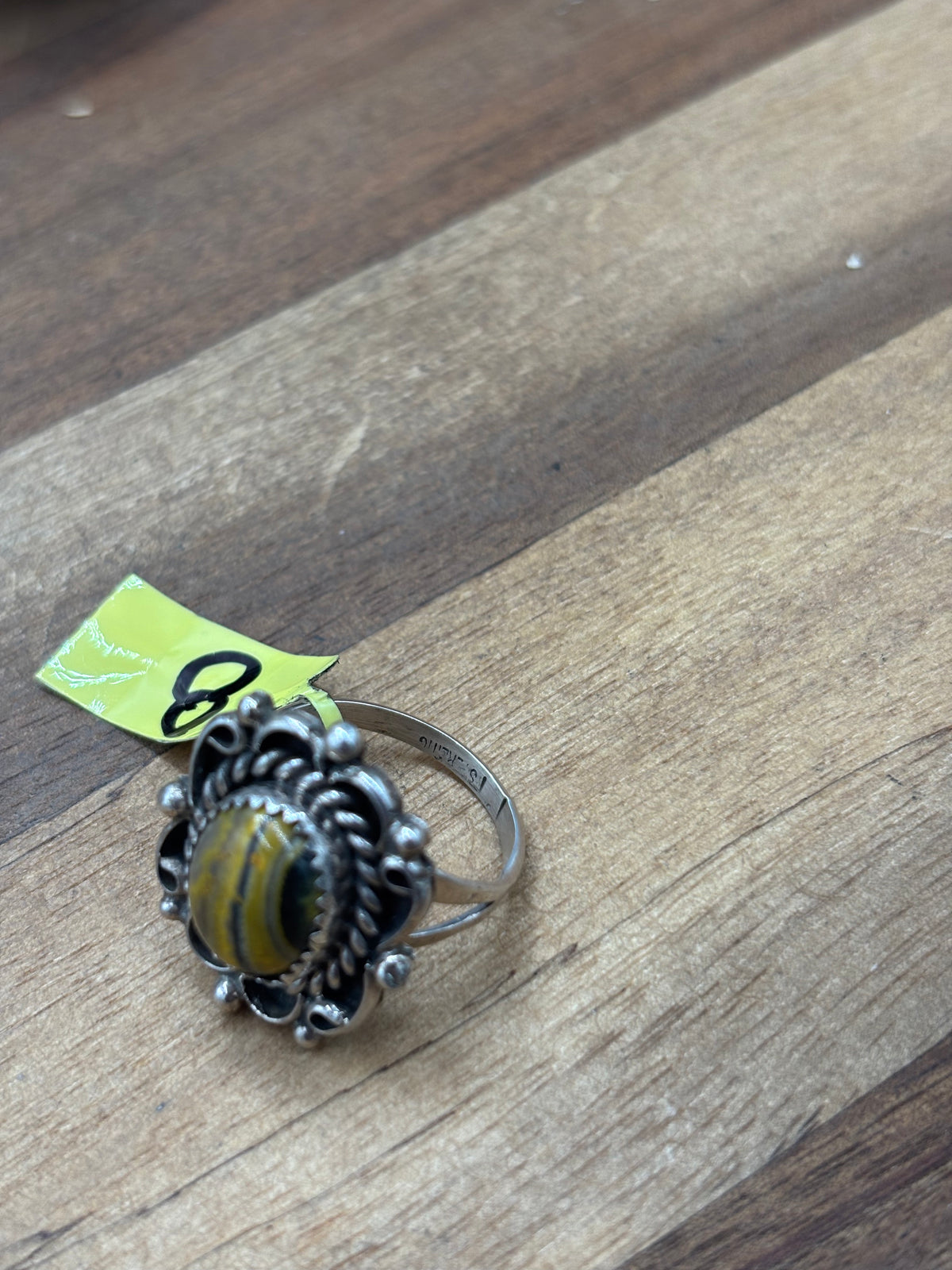 Bumble Bee Jasper #930-8 Ring Size 8