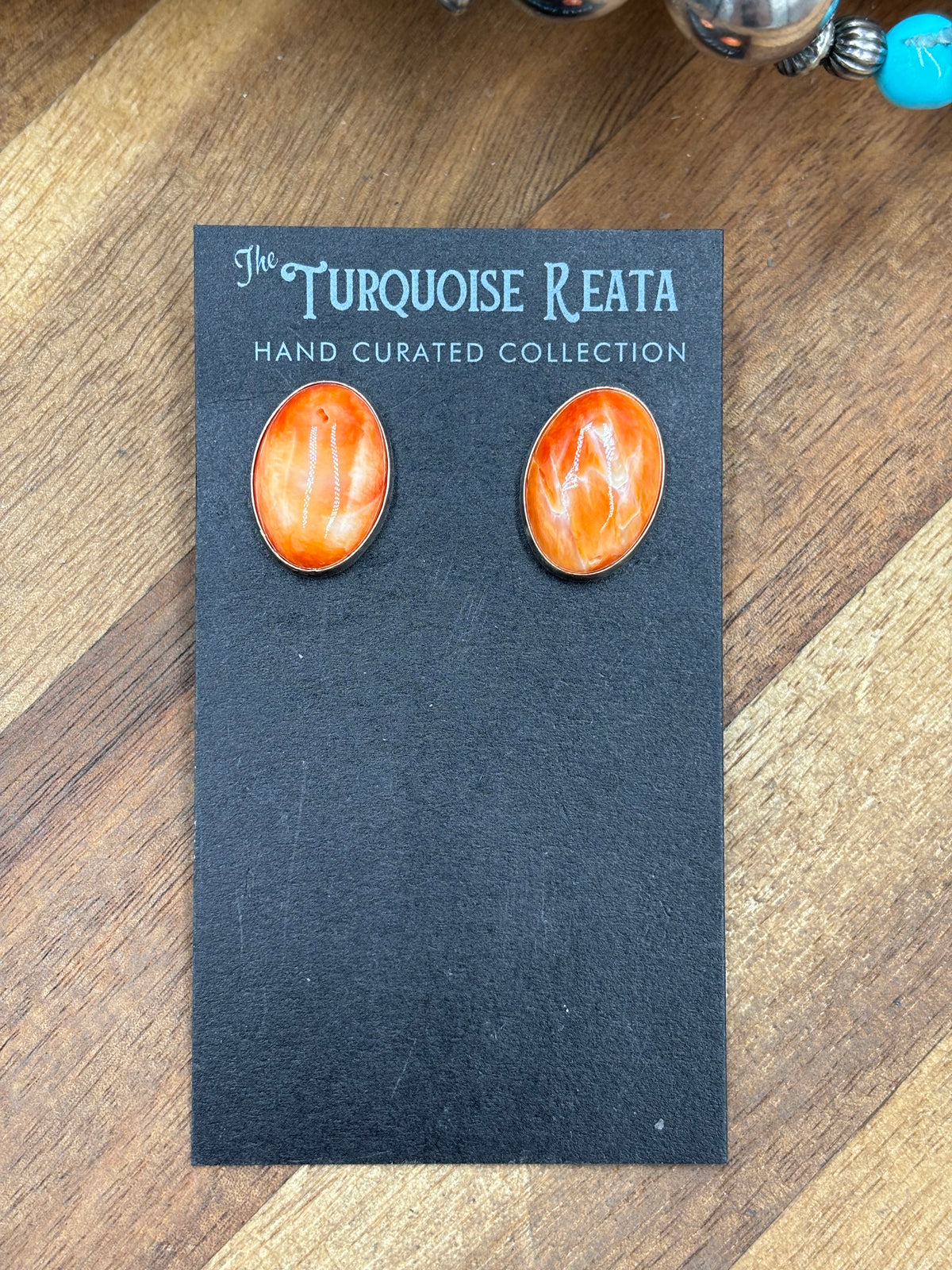 Orange #917-17 Spiny Earrings