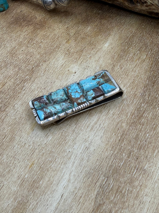 Money Clip/Brim Clip #3 by Brandon Etcitty, Navajo