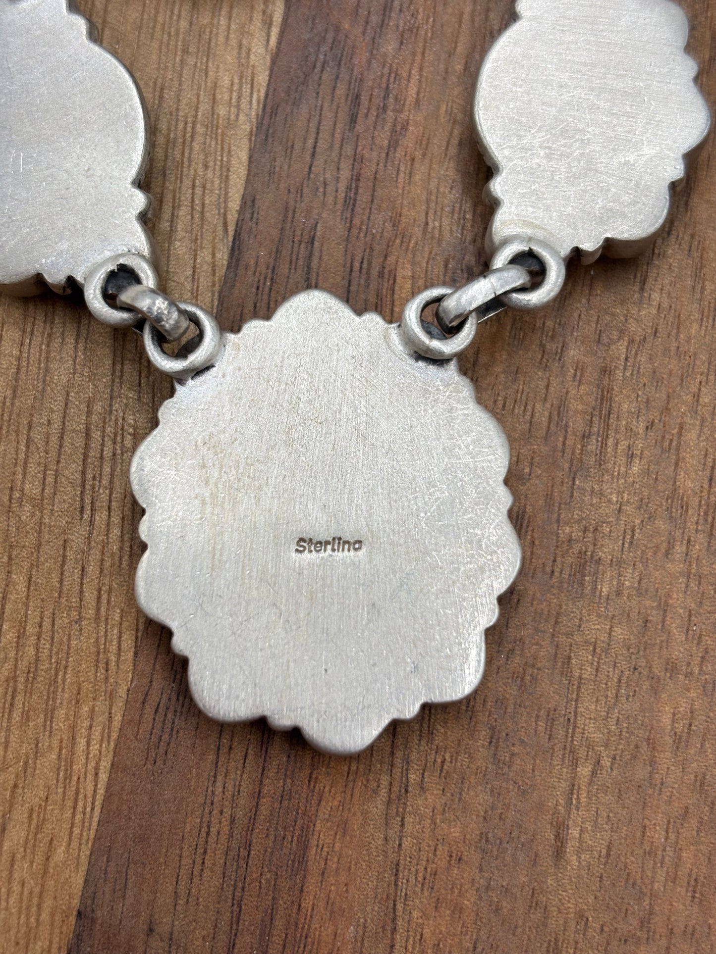 Turquoise #1030-12 Cluster Necklace