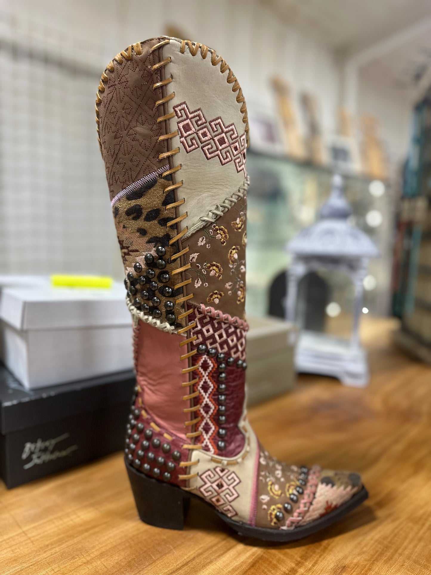 Double D Ranch by Old Gringo Blowout Rose Boot Sizes 6, 6.5