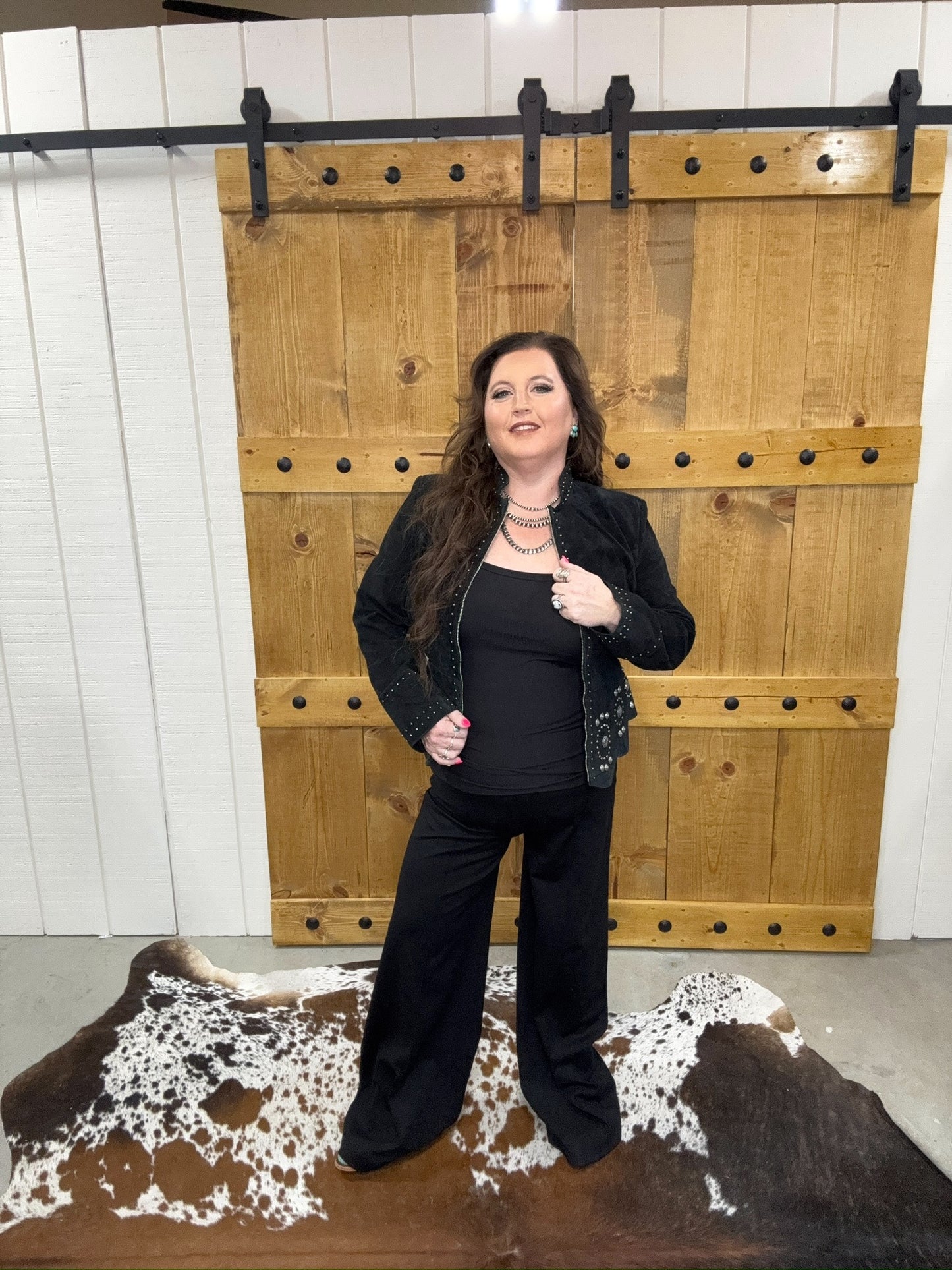 Scully Black w/ Conchos Jacket L191 size XXL