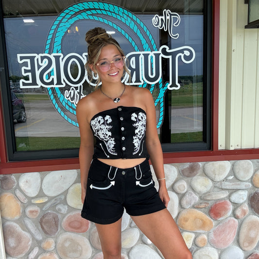 The Sagebrush Shorts in Black