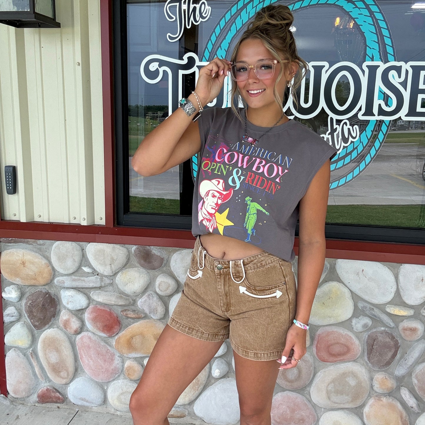 The Sagebrush Shorts in Tan
