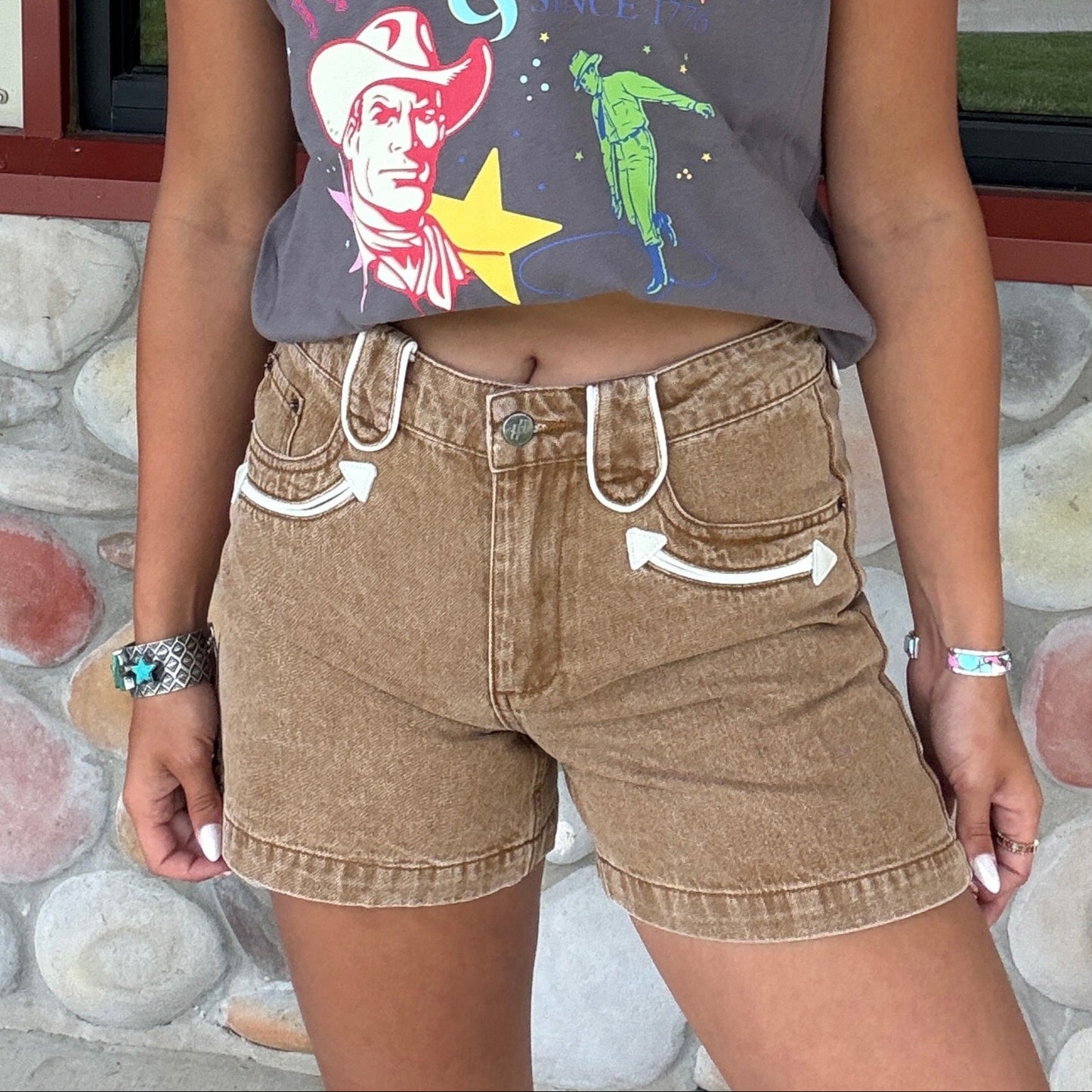 The Sagebrush Shorts in Tan