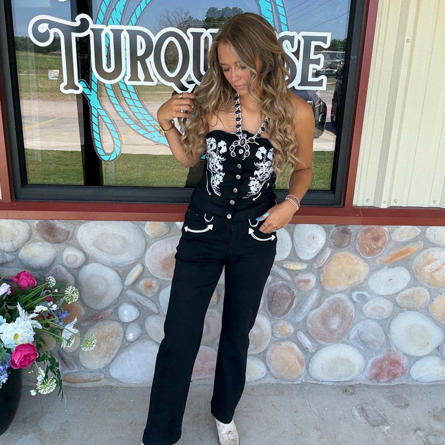 The Dutton Denim Jean in Black