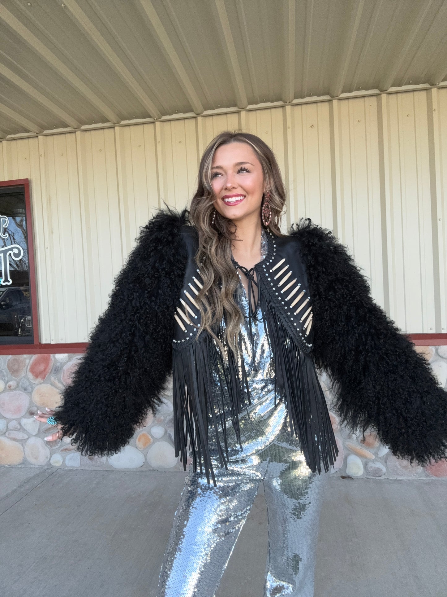 Silver Stardust HalterTop Jumpsuit
