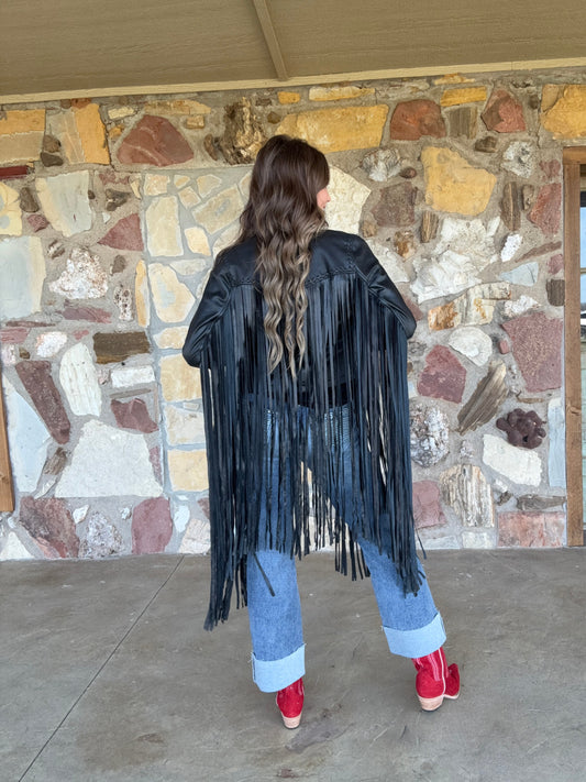 Rowdy Outlaw Fringe Duster by Hannah Maed Levy HML
