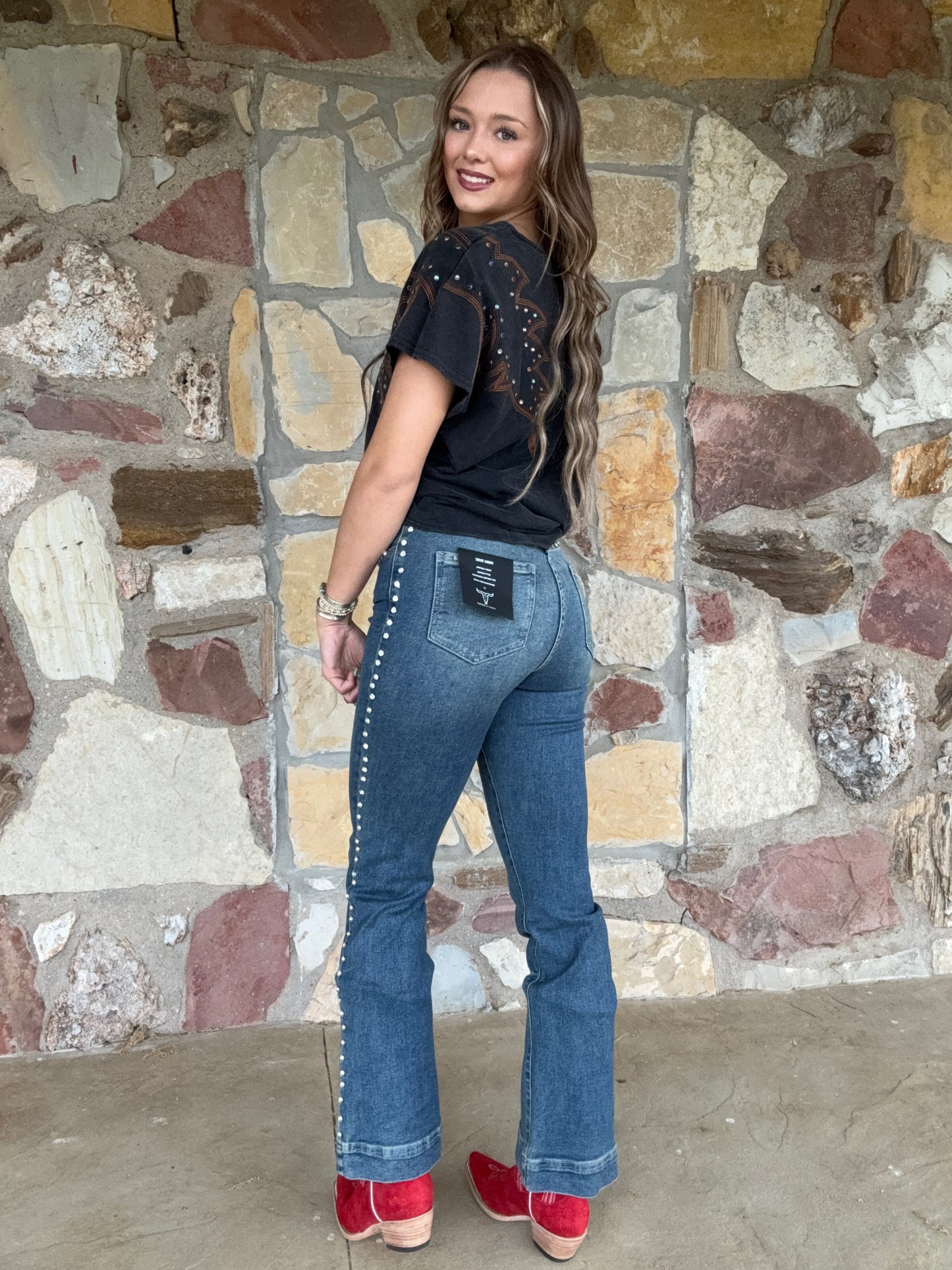 Outlaw Glam Rhinestone Jeans
