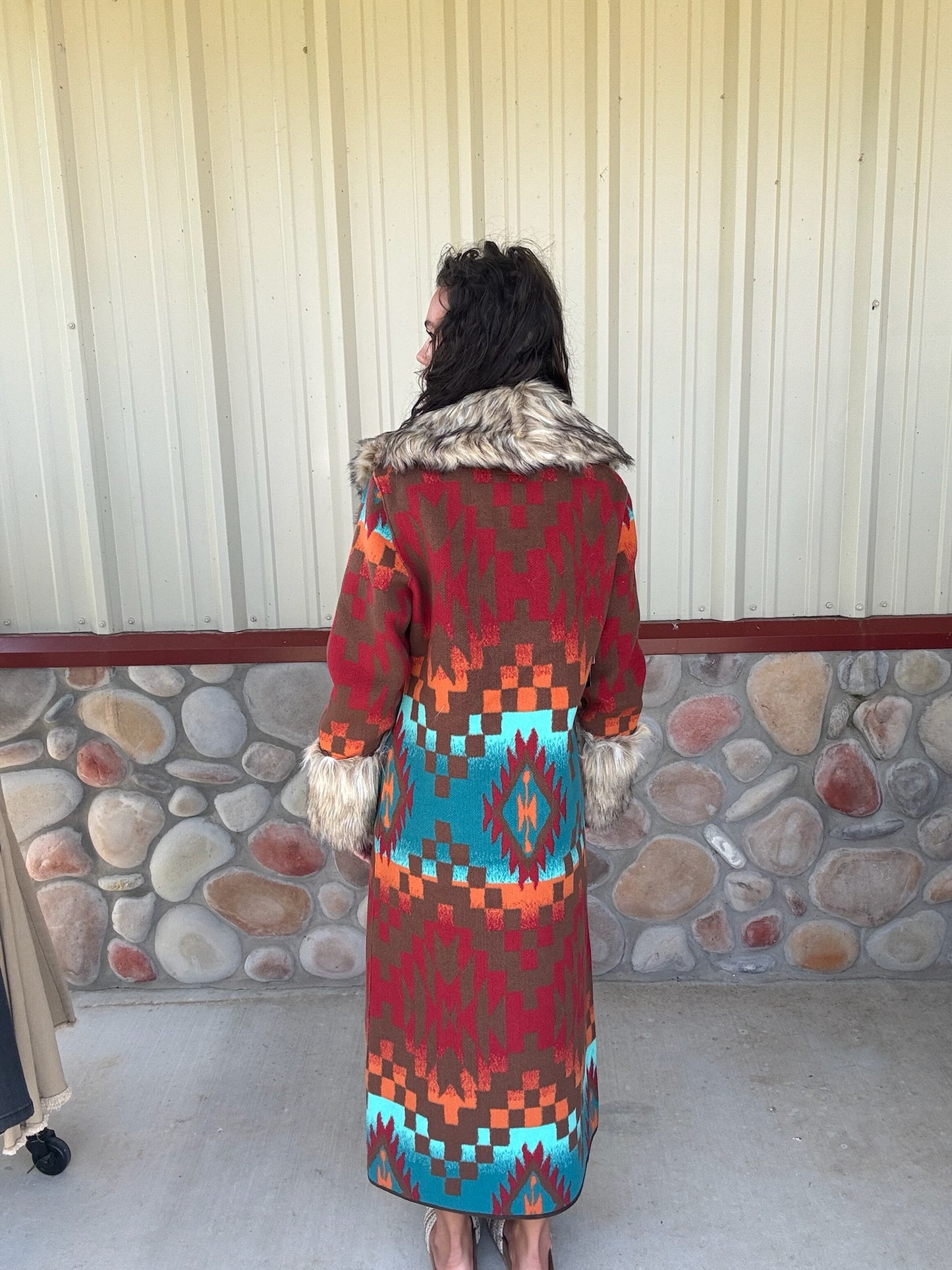 Casey Coat Multi by Tasha Polizzi