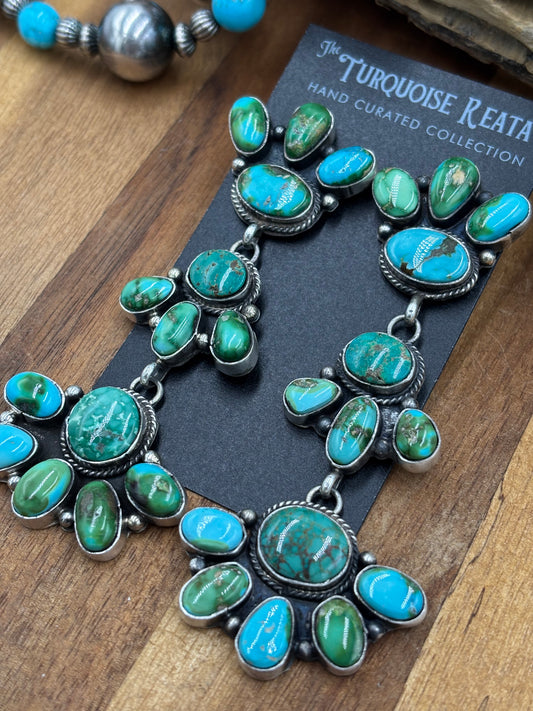 Sonoran Gold Cluster Earrings by P Williams, Navajo