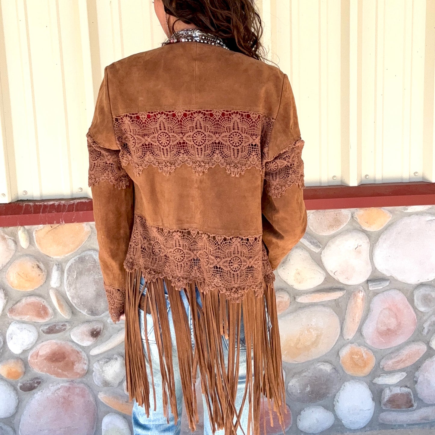 Scully Brown Lace Jacket