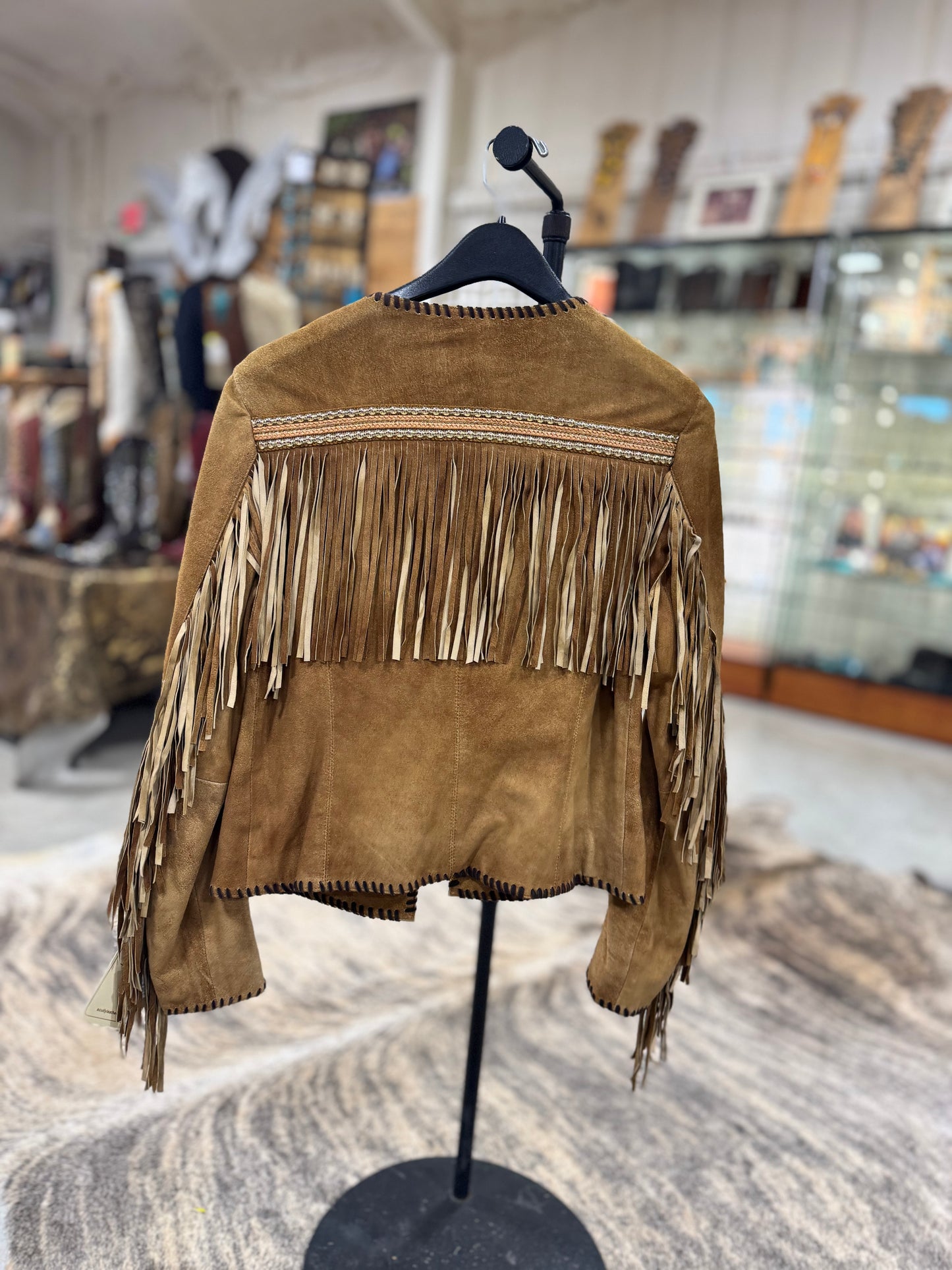 Scully Studded & Fringe Jacket