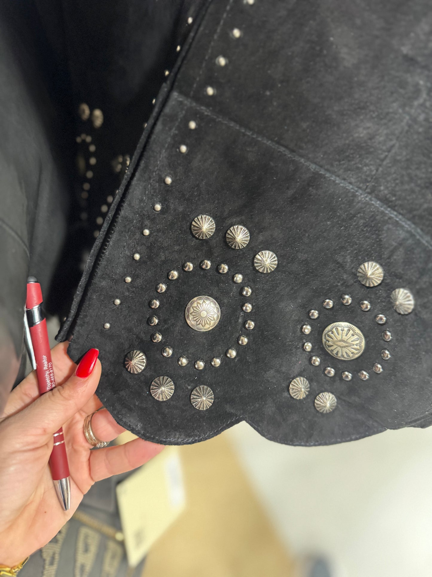 Scully Black w/ Conchos Jacket