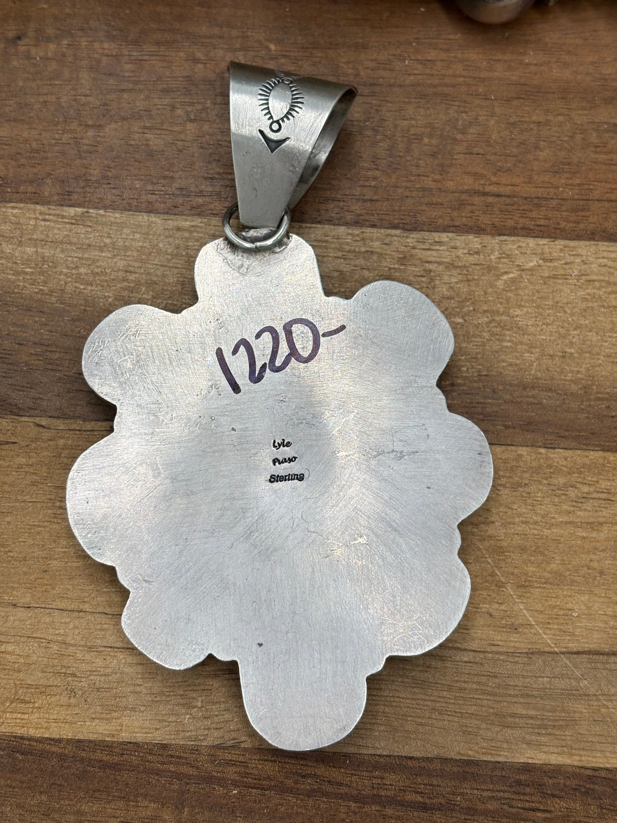Persian #102-18 Cluster Pendant by Lyle Piaso, Navajo