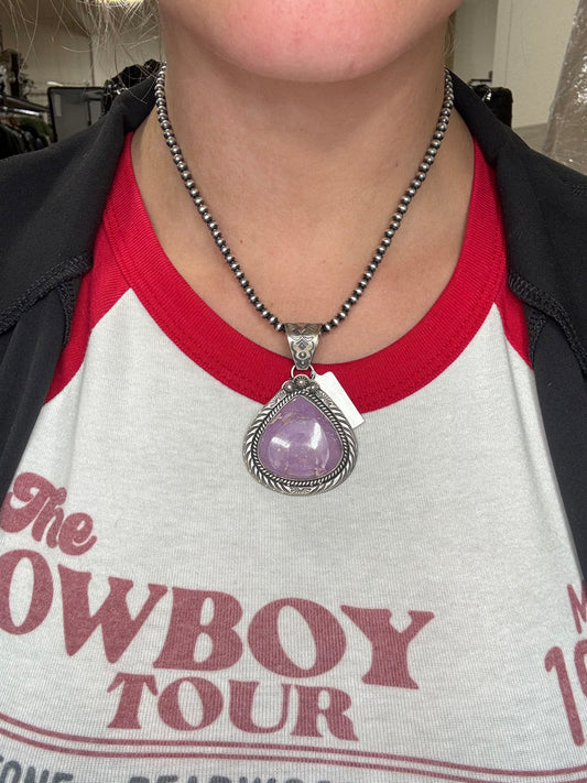 Phosphosiderite #108-3 Pendant by Gilbert Platero