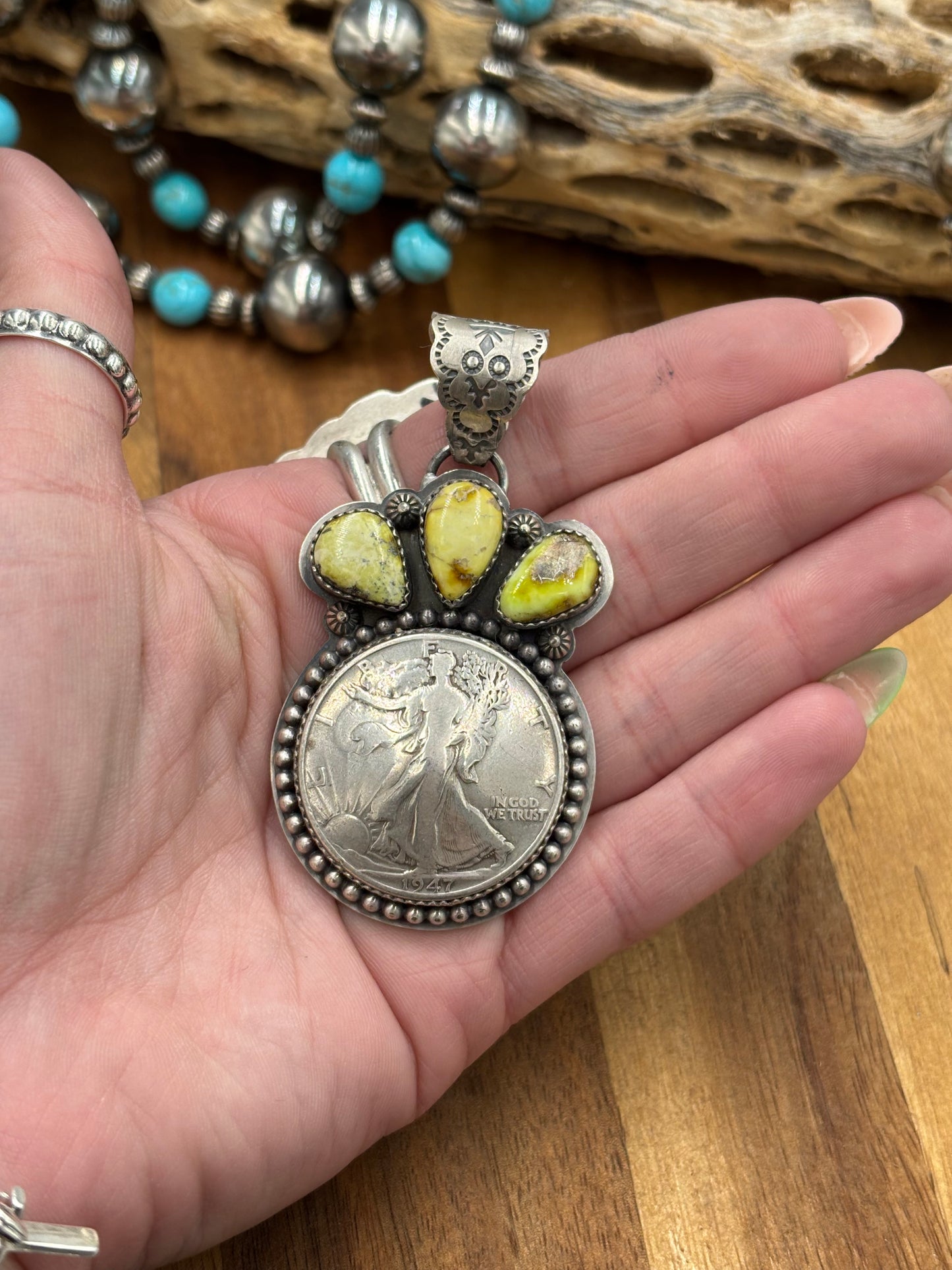 Palomino Cluster Liberty Pendant