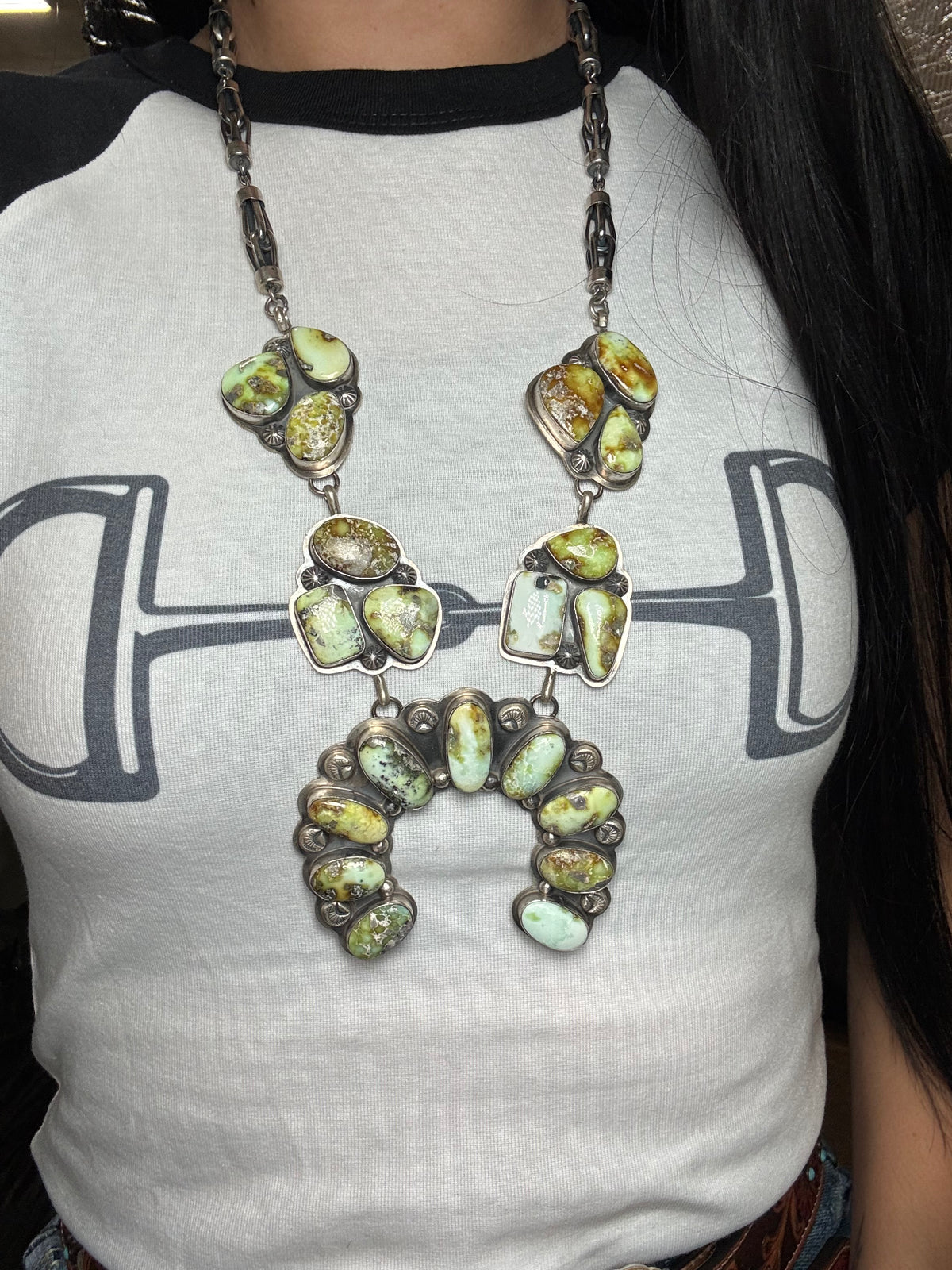 Palomino #1012-4 Squash Statement Necklace by Gabriel Jurardo