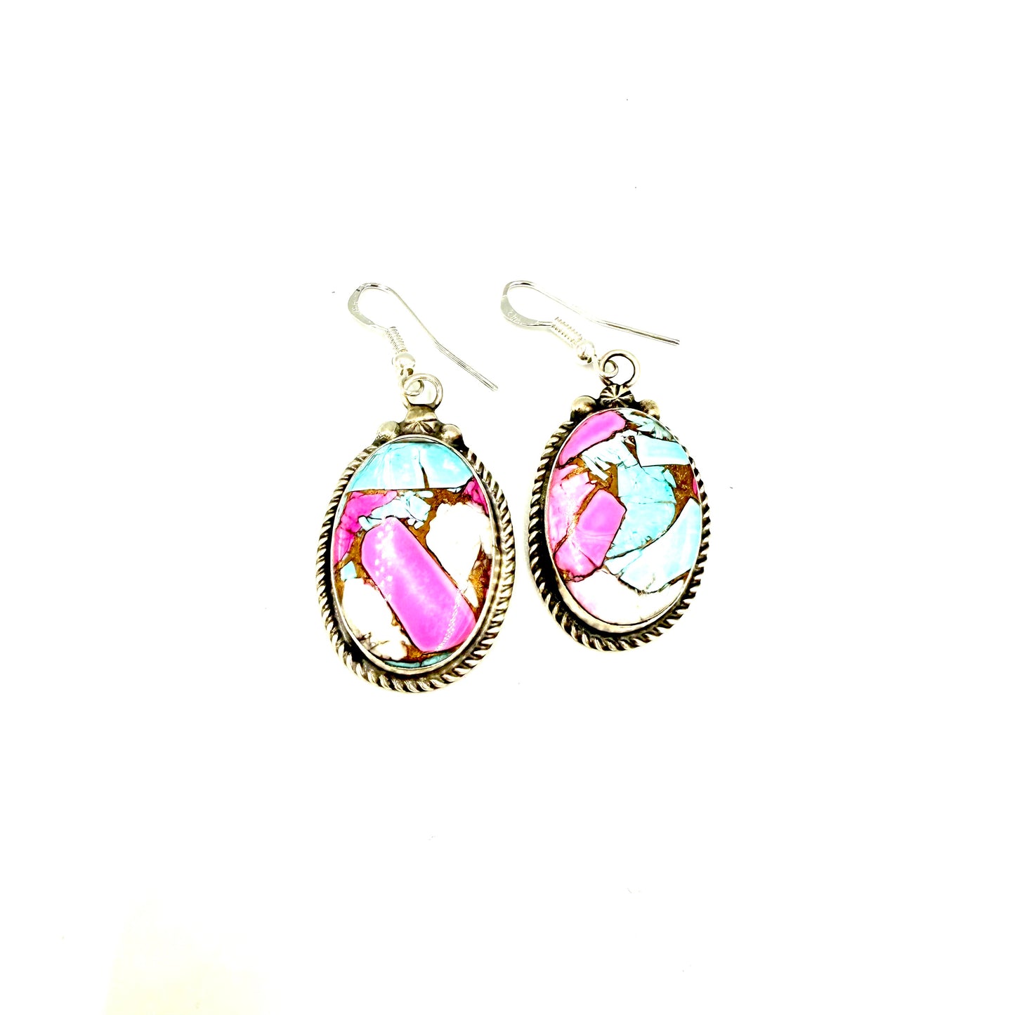 Cotton Candy Set 22" necklace and earrings