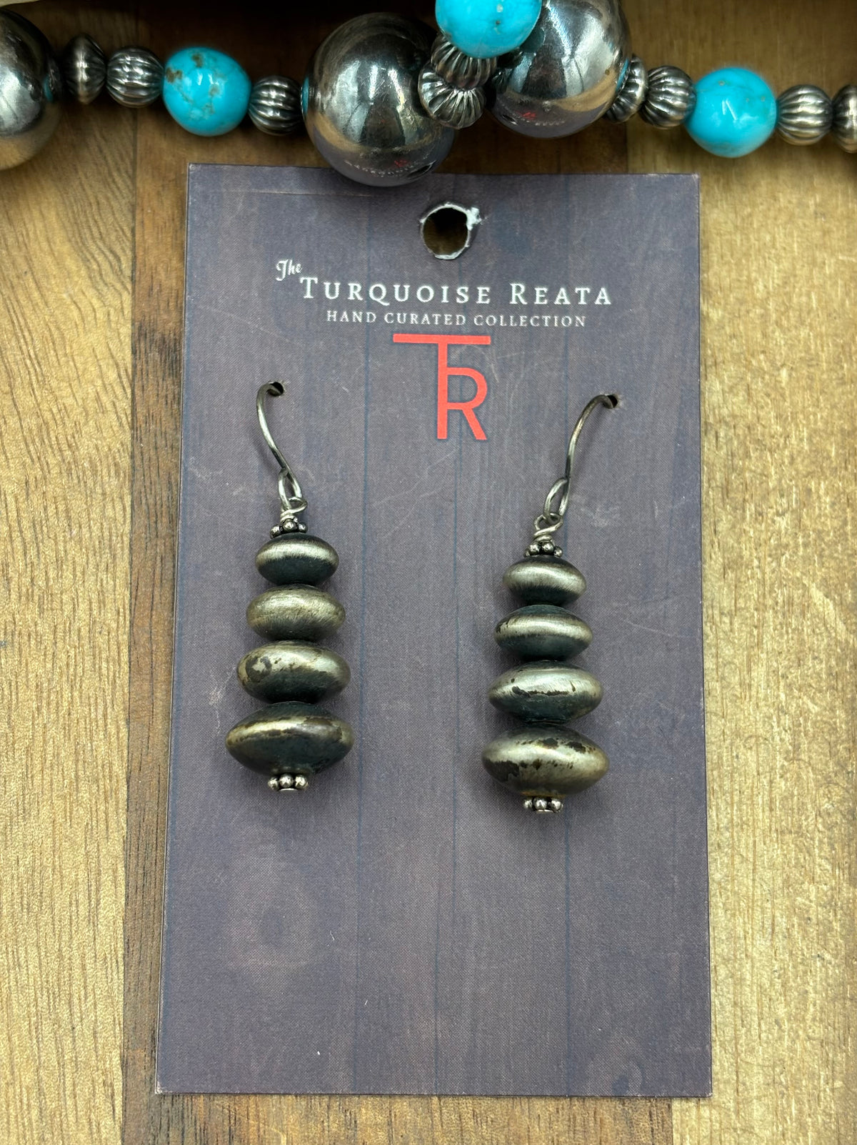 Saucer #1022-22 Sterling Silver Pearl Earrings
