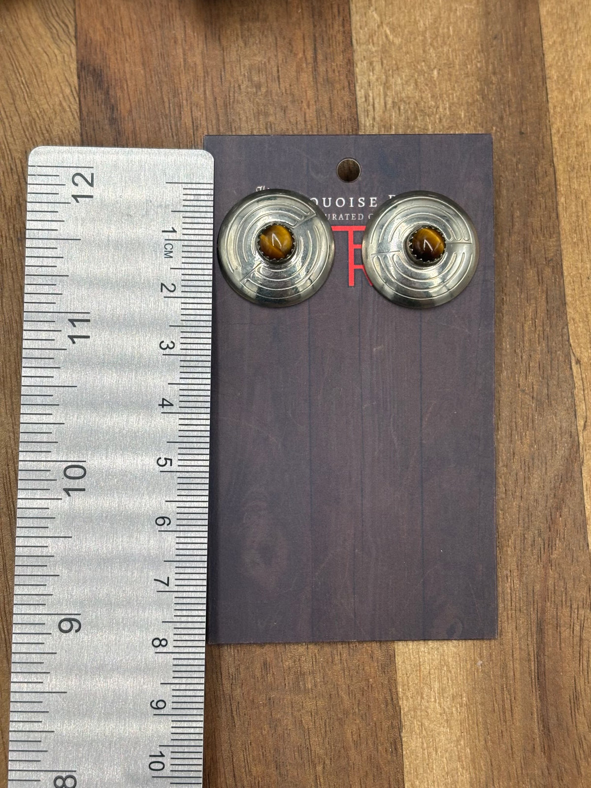 Silver & Copper #1022-16 Basket Earrings
