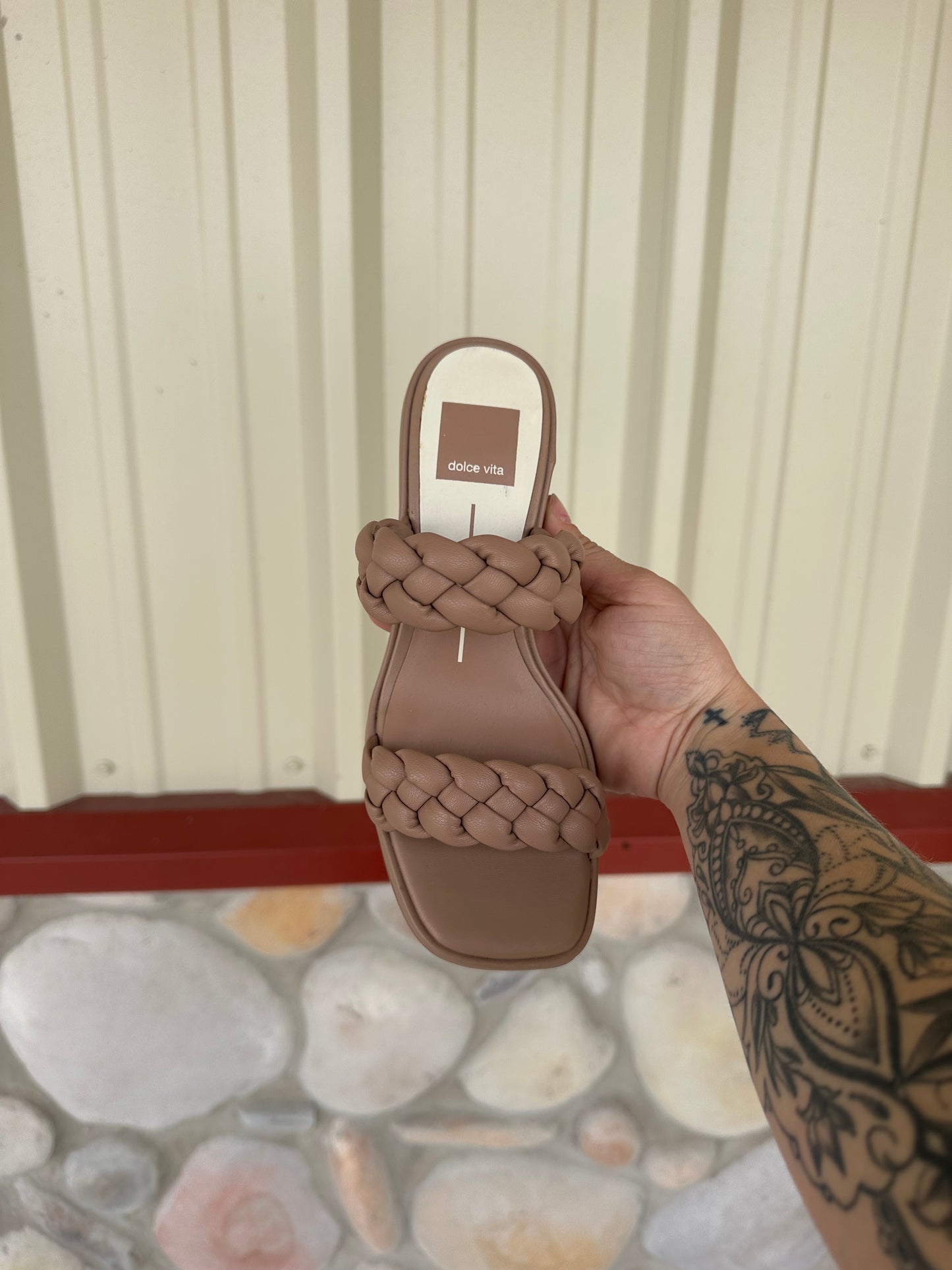 The Bella – Braided Block Heel Sandal