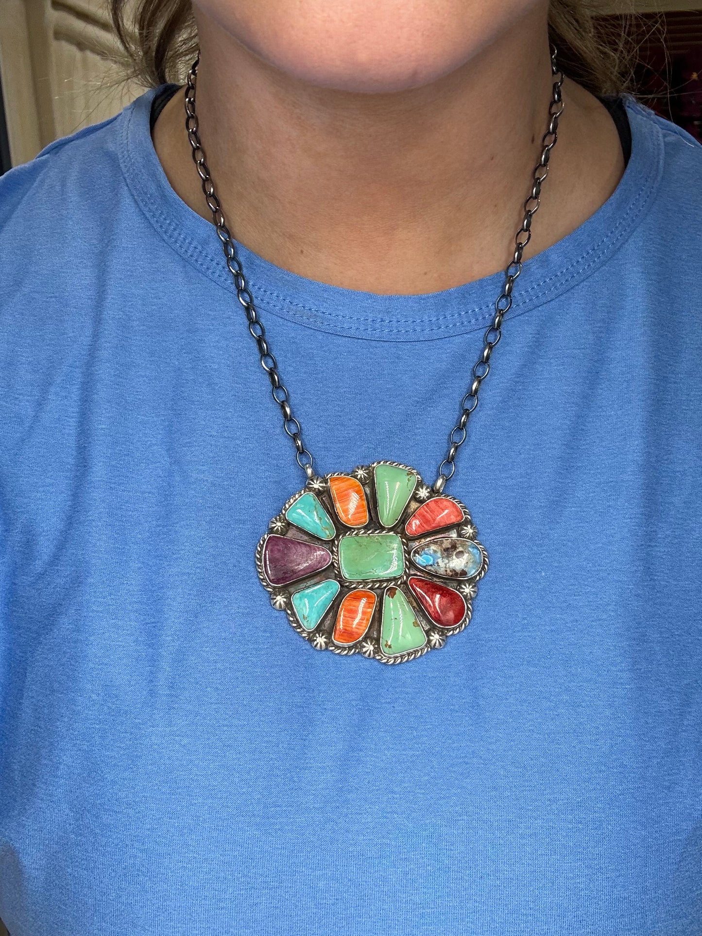 Multi Stoned Cluster #1 by Augustine Largo, Navajo