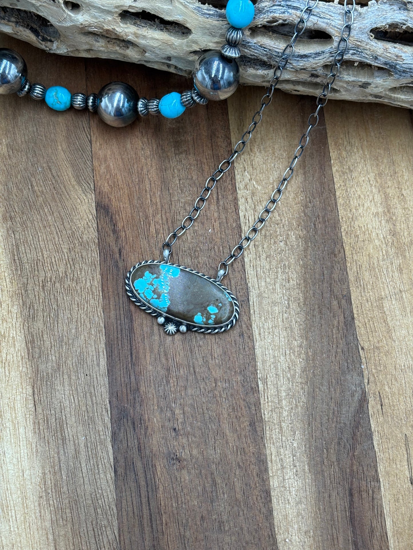 Mine #8 Necklace #3 by Chastity Belone, Navajo