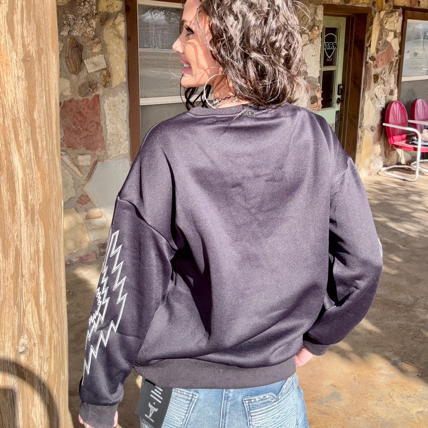 Midnight Mesa Aztec Sweatshirt