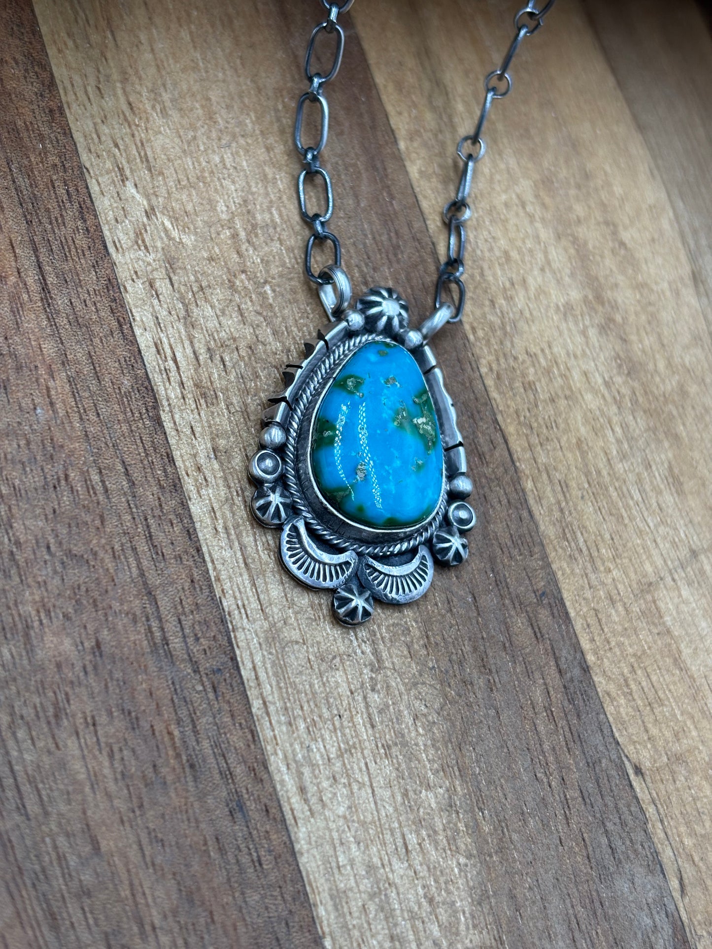 Sonoran Gold Necklace #1 by Daniel Benally, Navajo