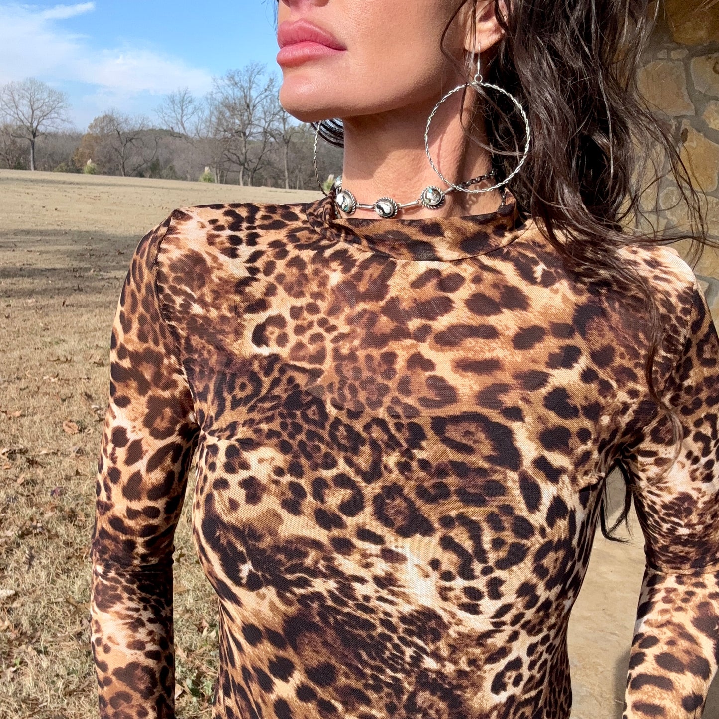 Let’s Go Girls Mesh Top