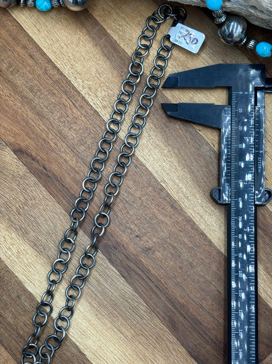 18" Circle Ring Chain Necklace