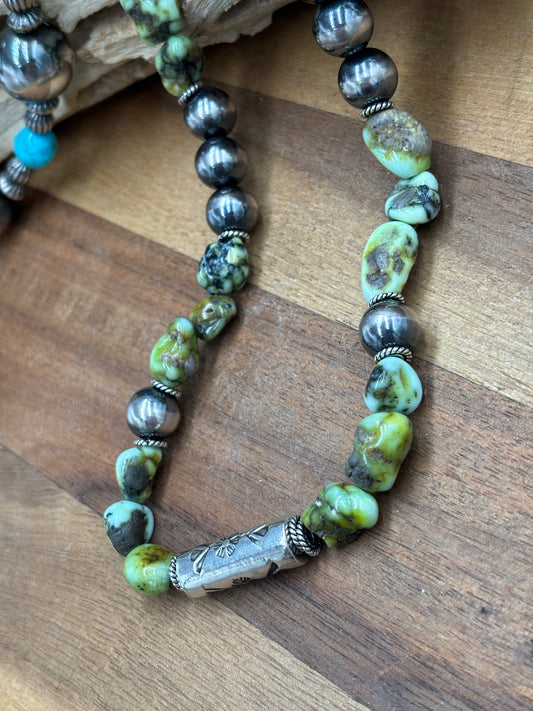 24" Palomino Beaded Necklace #2
