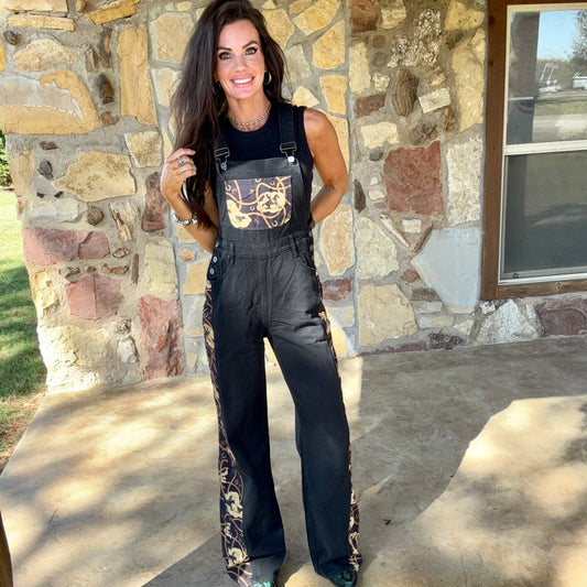 Black Stallion Denim Overalls