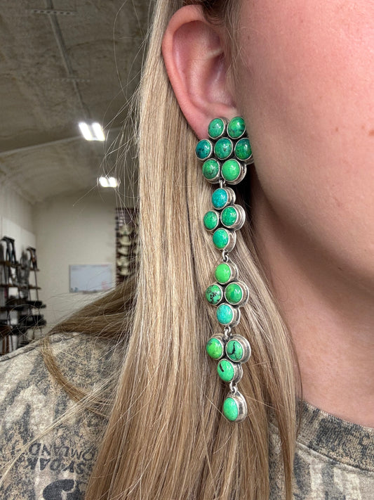 Carico Lake Turquoise Earrings #5103 by Federico Jimenez