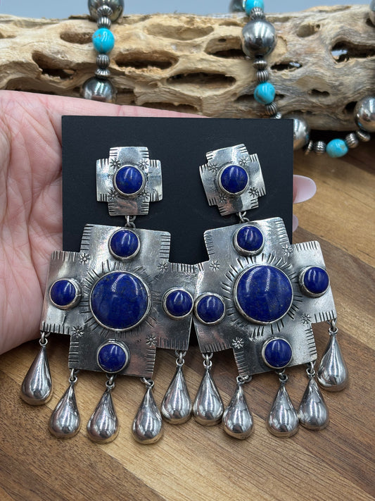 Lapis Earrings #26 by Federico Jimenez
