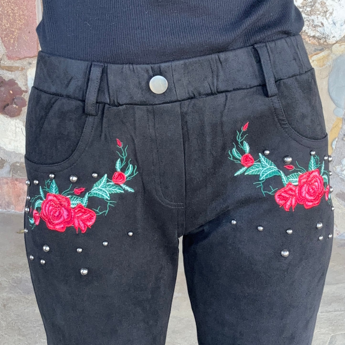 Opry Night Faux Suede Pants