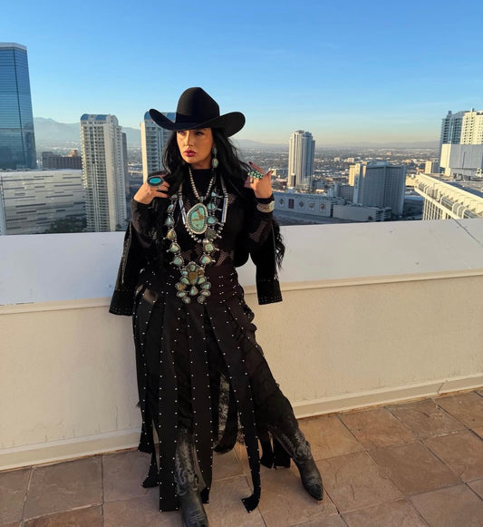 Scully Black w/ Conchos Jacket