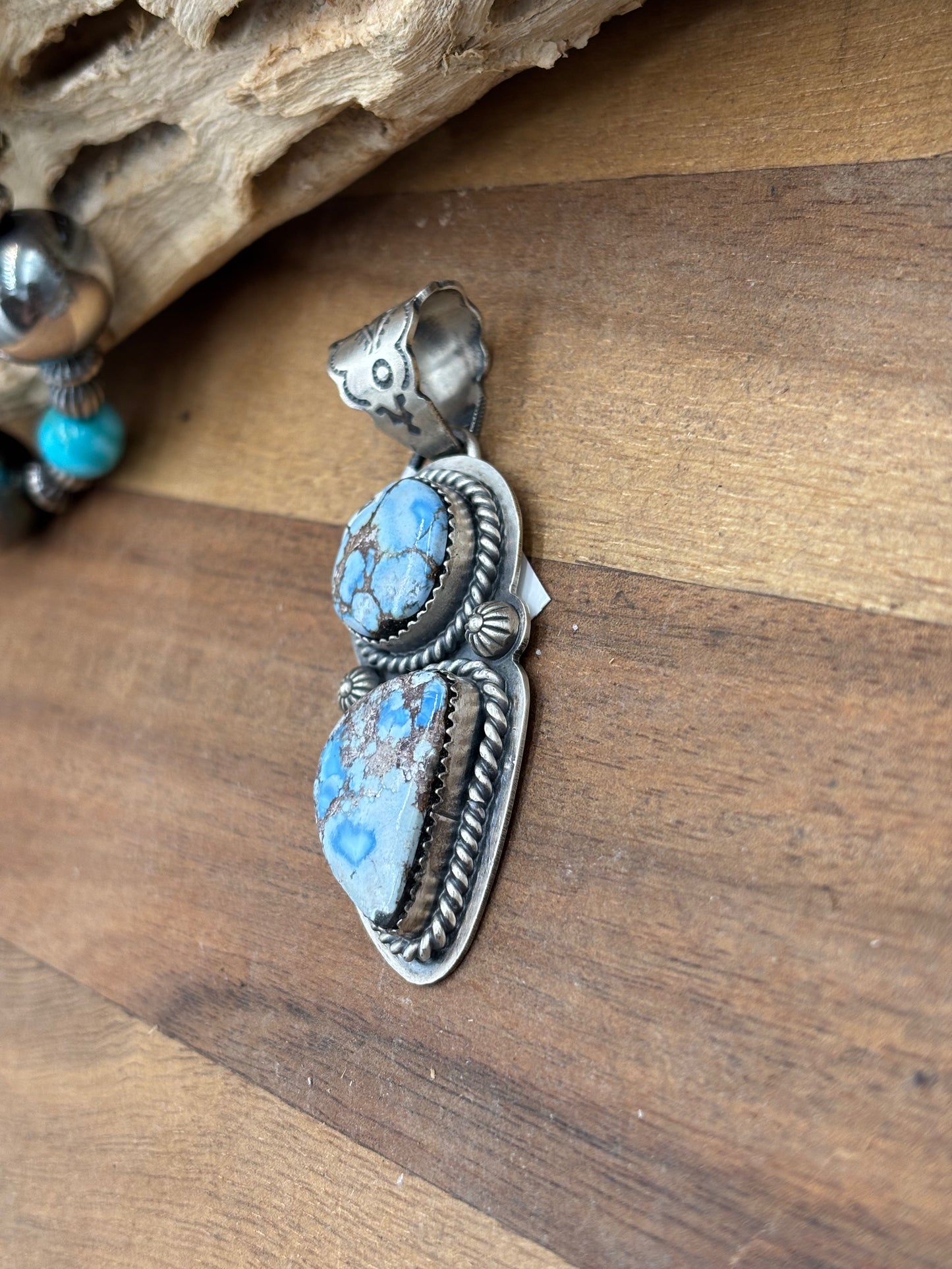 Golden Hills Turquoise Pendant #2