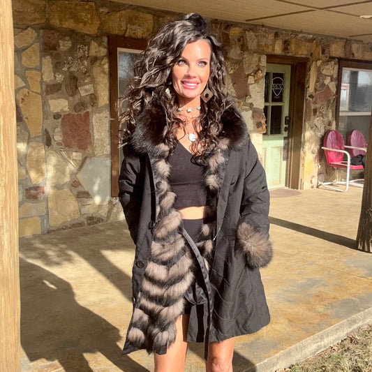 Yukon Belle Reversible Fur Coat