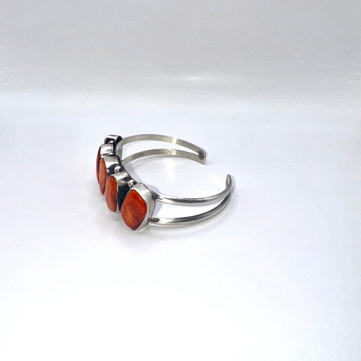 Orange Spiny Oyster Cuff Bracelet