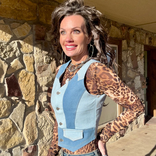 Wild Range Denim Vest