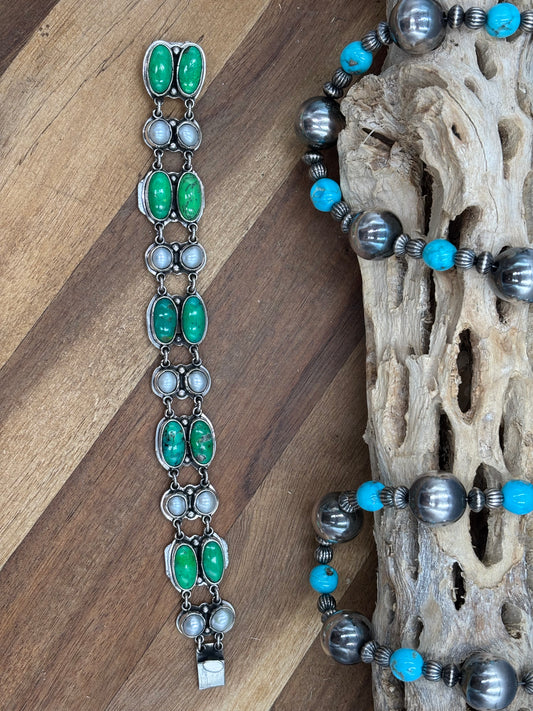 Carico Lake & Pearl Bracelet #3 by Federico Jimenez
