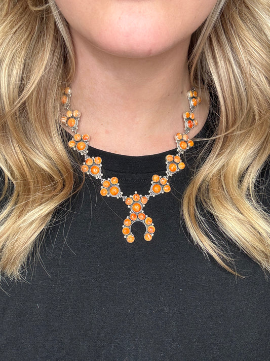 Orange Spiny Naja Necklace #1 by Federico Jimenez